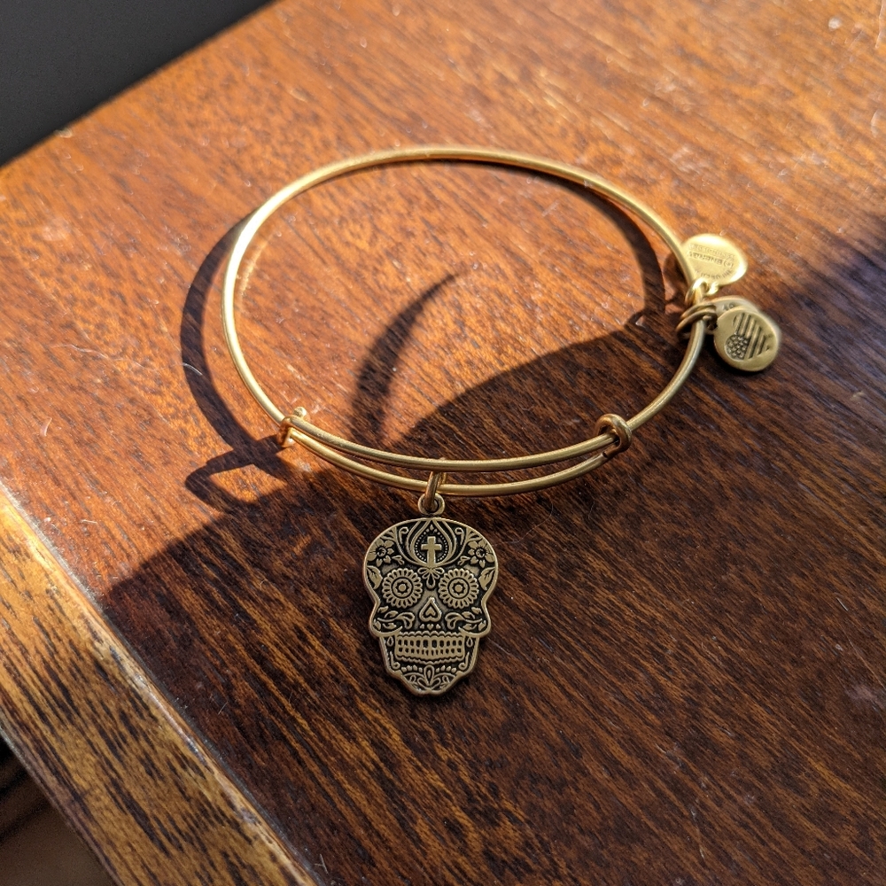 Sugar Skull Alex and Ani Bracelet